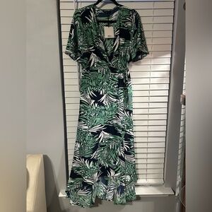 Very J print maxi dress NWT‎